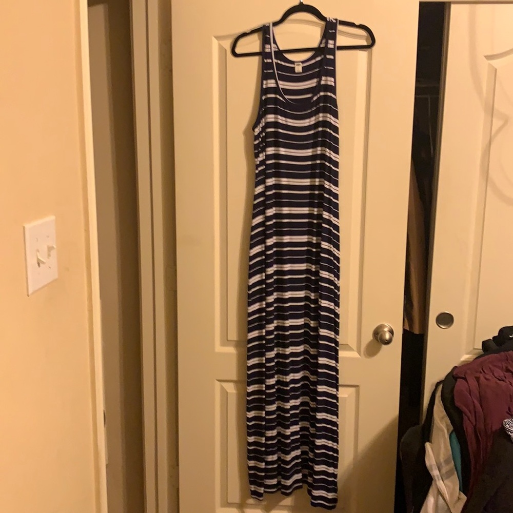 Striped maxi dress